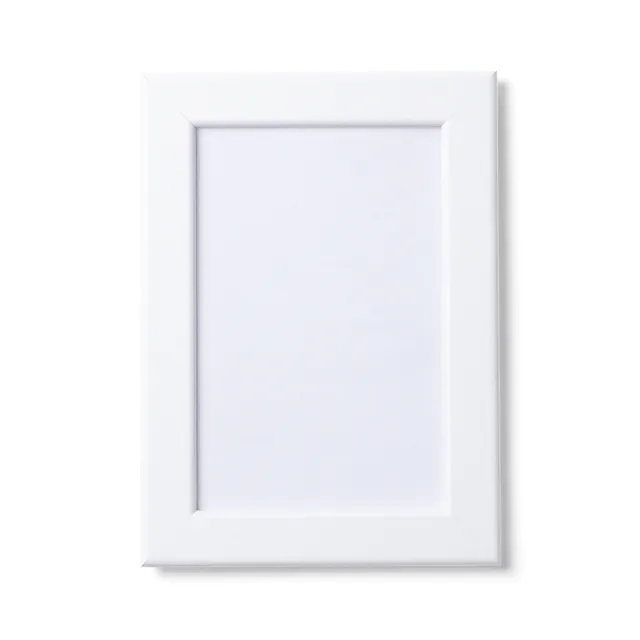 Thin White Photo Frame Mockup (4x6)